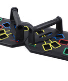 Nuevo Set Portátil de Tabla Multifuncional para Flexiones con Asas — Equipo de Ejercicio Plegable para Entrenamiento de Pecho, Abdomen, Brazos y Espalda.